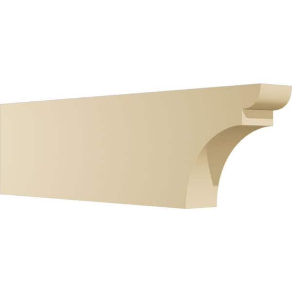 Ekena Millwork Standard Yorktown 3 in. W x 8 in. H x 30 in. D Signature Urethane Rafter Tail Outlooker