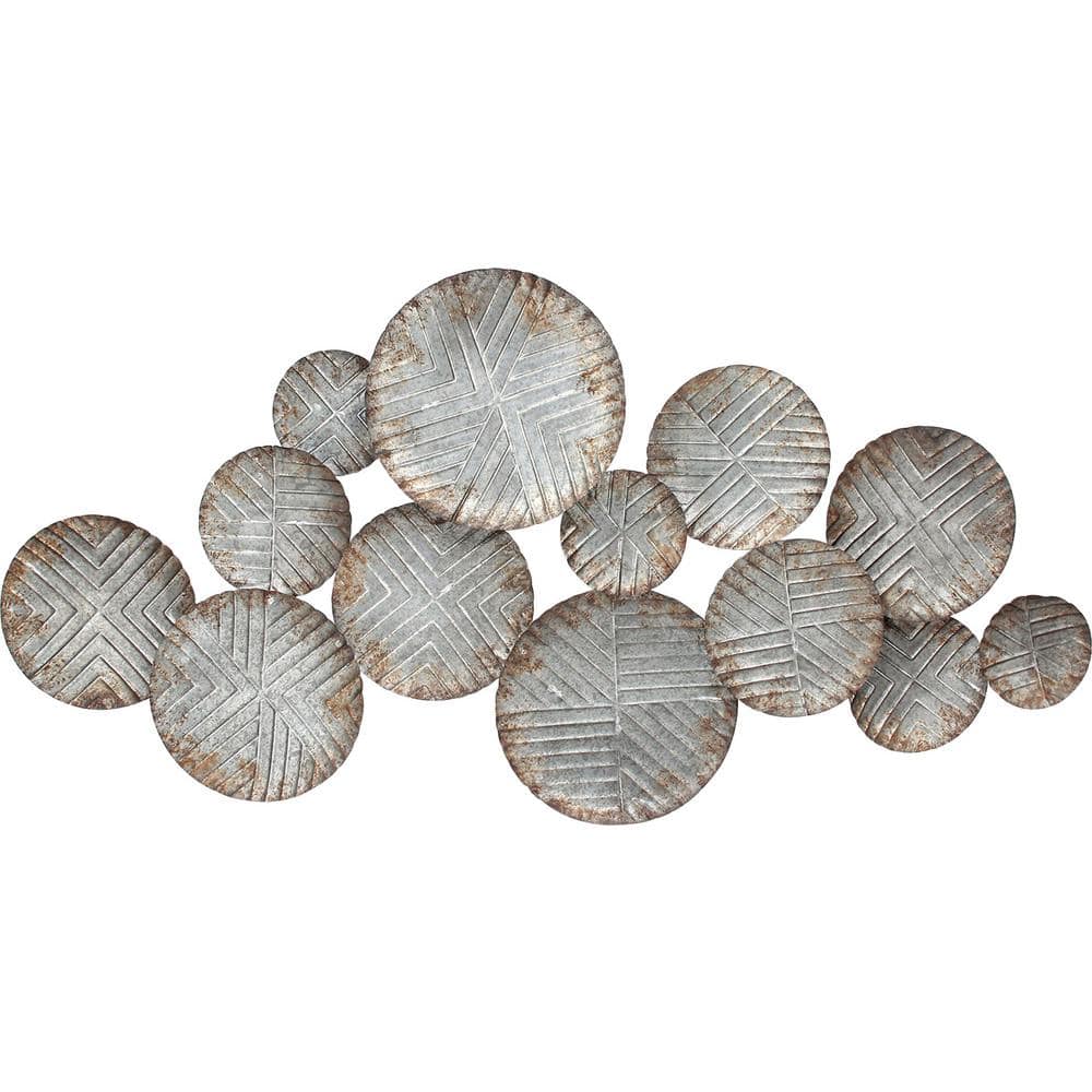Industrial Chic Circles Metal Mixed Media Wall Art price history on PriceWatchPro