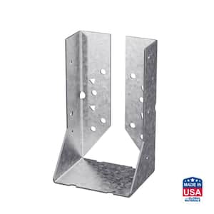 HUC Galvanized Face-Mount Concealed-Flange Joist Hanger for Double 2x6 Nominal Lumber