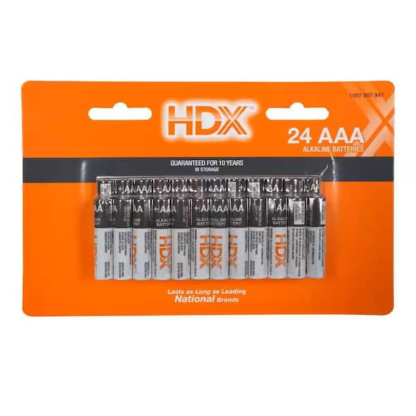 AAA Alkaline Battery (24-Pack), Triple A Batteries For Consumer Electronics