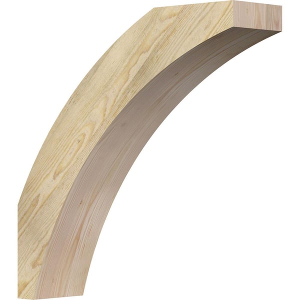 Ekena Millwork 6"W x 24"D x 24"H Thorton Rough Sawn Knee Brace, Douglas Fir