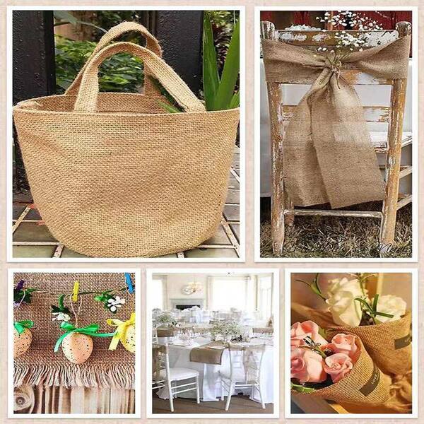 Wellco 40 in. x 12 ft. 8.0 oz. Multi-Purpose Natural Burlap