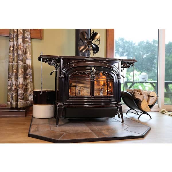 PELLETHEAD Heat Powered Stove Fan for Wood & Pellet Stoves, 14 in