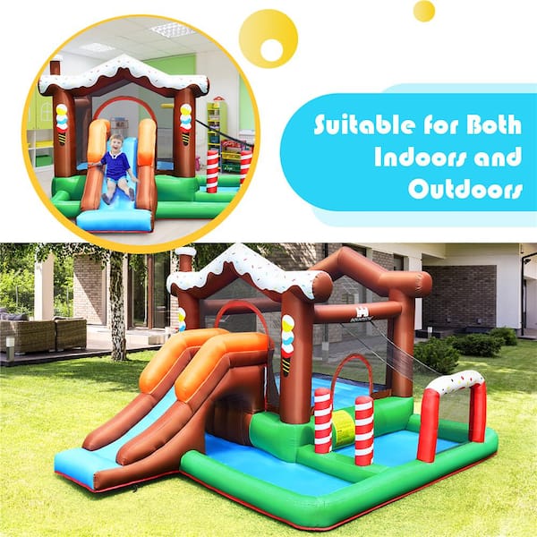 Inflatable Bouncer Sno-Watt House Jump ClimbingSlide Ball Pit with tunnel and Blower
