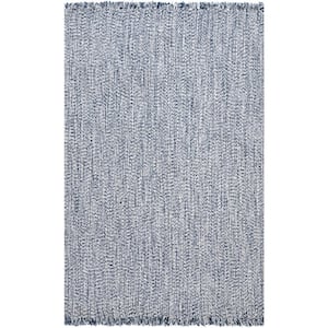 Courtney Braided Blue 6 ft. x 9 ft. Indoor/Outdoor Patio Area Rug