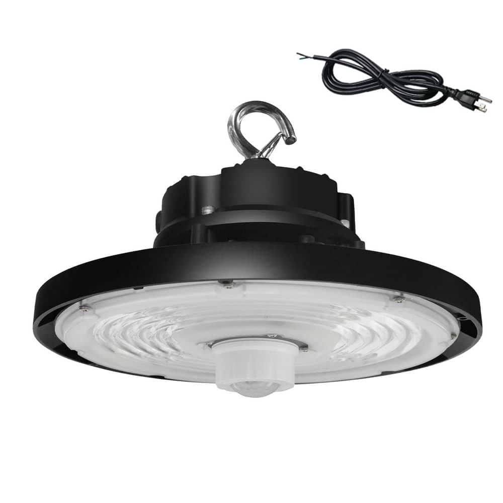 12.6 in. Black 240W 36000LM LED UFO High Bay Light Adjustable 3CCT with Motion Sensor,0-10V Dimmable, for Factory Garage price history on PriceWatchPro