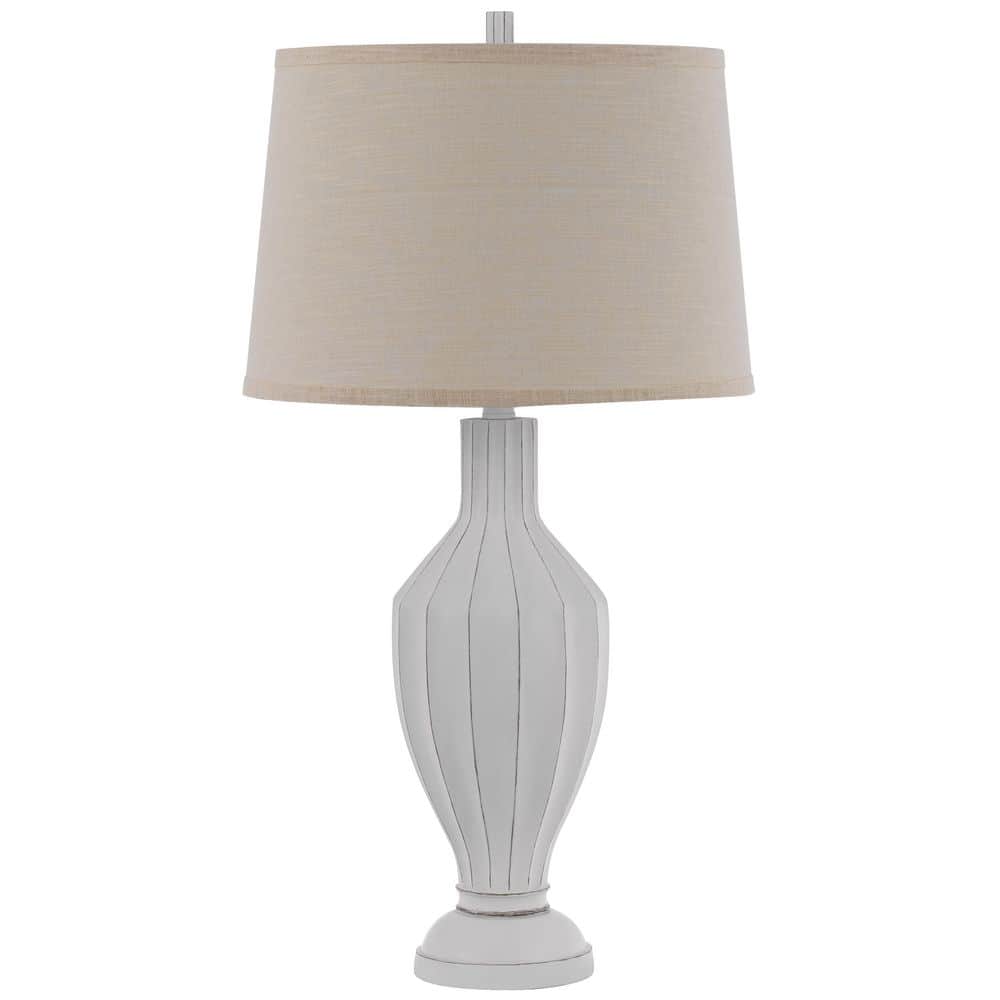 31 in. White Resin Table Lamp with Shade price history on PriceWatchPro