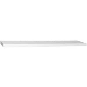 Home Decorators Collection 7 in. x 18 in. Clear Capri Decorative Wall Shelf  HDCCAPRI718CL - The Home Depot