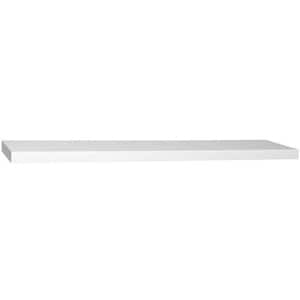 36 in. W x 8 in. D White Solid Decorative Wall Shelf