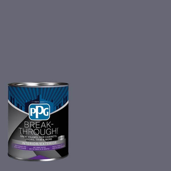 1 qt. PPG1043-6 Alley Cat Satin Door, Trim & Cabinet Paint