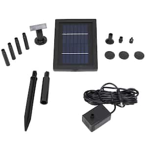 24 in. Lift 40 GPH Solar Pump and Solar Panel Kit with 5 Spray Heads