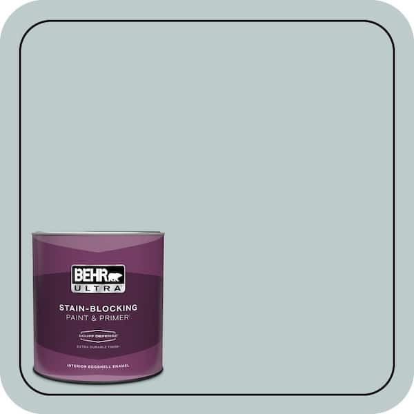 BEHR ULTRA 1 qt. #N440-2 Urban Raincoat Extra Durable Eggshell Enamel Interior Paint & Primer