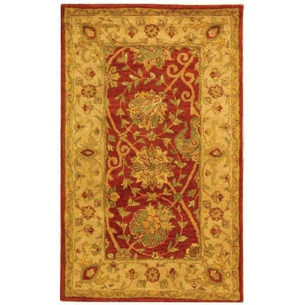 SAFAVIEH Antiquity Rust 4 ft. x 6 ft. Border Area Rug