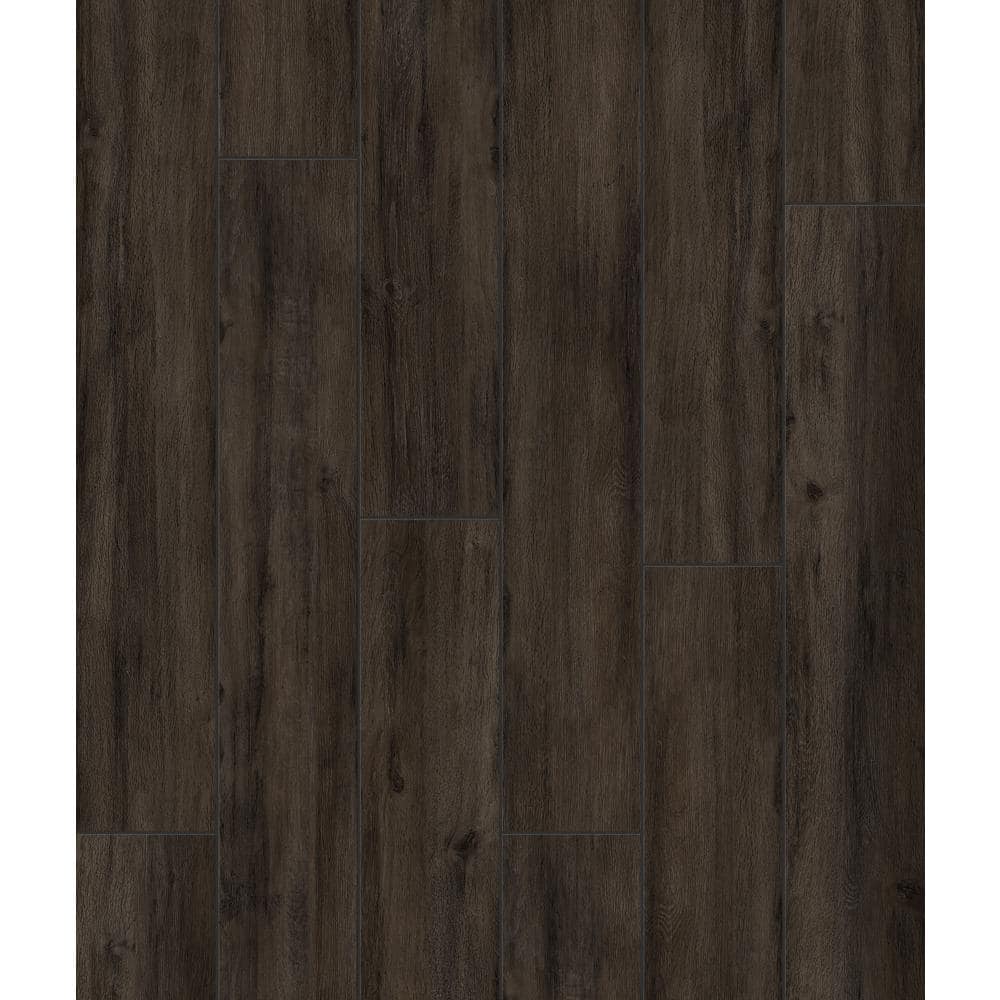 Take Home Sample - Mocha Distressed Wood Loose Lay Waterproof Luxury Vinyl 