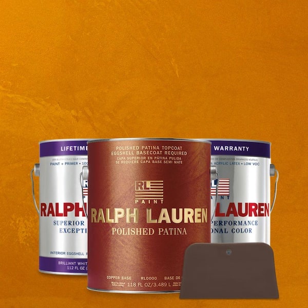 Ralph Lauren 1 gal. Imperial Topaz Copper Polished Patina Interior Specialty Paint Kit