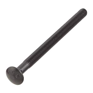 1/2 in. -13 x 7 in. Black Deck Exterior Carriage Bolt (15-Pack)