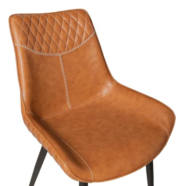 Leather Whip Stitch Side Chair – Tin Lizzies