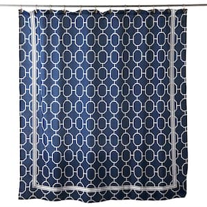 Lithgow 72 in. Blue Shower Curtain