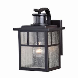 Mission Bronze Motion Sensor Dusk to Dawn Outdoor Mission Wall Light