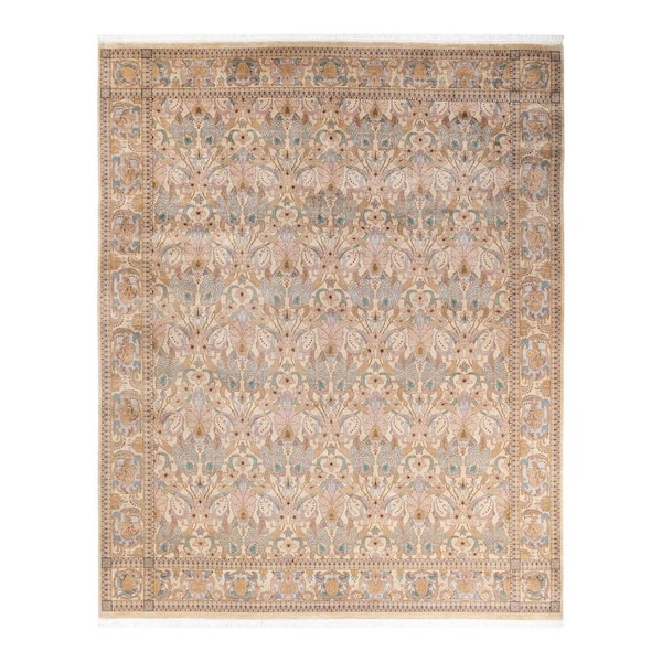 Solo Rugs Mogul One-of-a-Kind Traditional Ivory 8 ft. 1 in. x 10 ft. 1 in. Oriental Area Rug