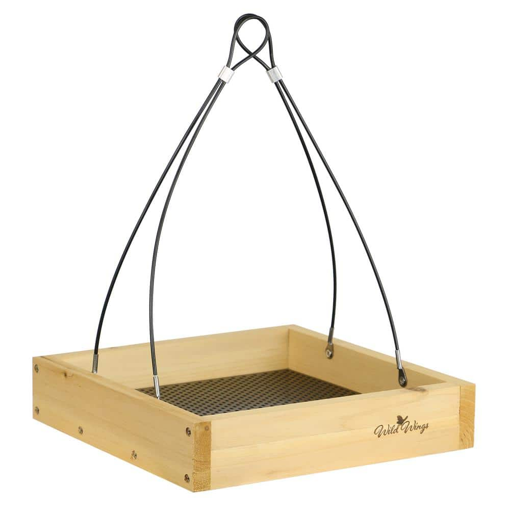 Nature's Way Bird Products Cedar Tray Wild Bird Feeder WWCF23 - The Home Depot