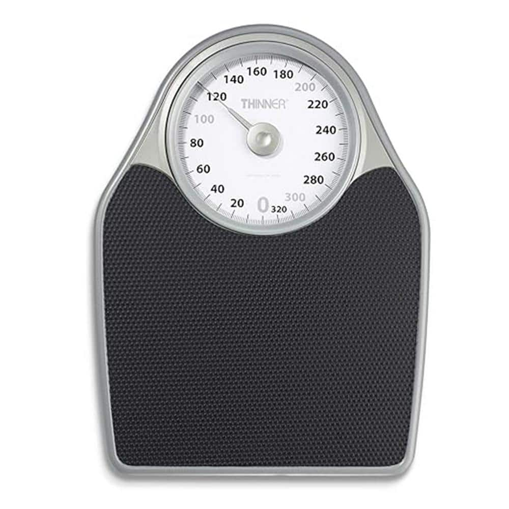 Conair Thinner XL Dial Analog Scale - Black Matte and Silver TH100SPS ...