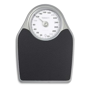 Thinner XL Dial Analog Scale - Black Matte and Silver