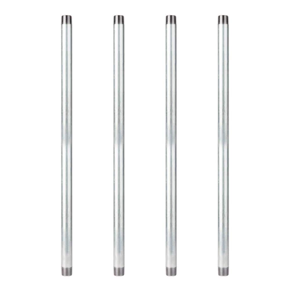1 in. x 2.5 ft. Galvanized Steel Pipe (4-Pack) price history on PriceWatchPro