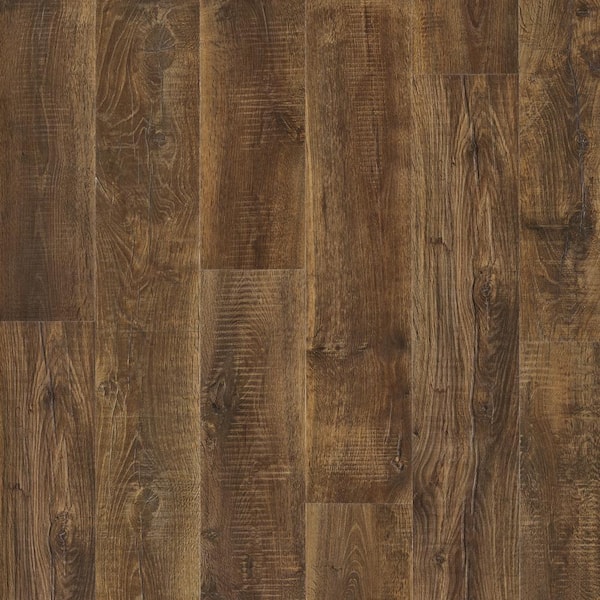 Pergo Defense+ Hoboken Oak 14 mm T x 7.4 in. W Waterproof Laminate Wood Flooring (17.2 sqft/case)