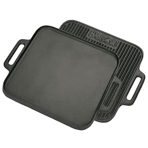 14 in. Cast Iron Reversible Square Griddle