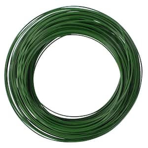 KINGLAKE 2 mm Black Garden Wire Coil Plastic Coated 20 m Plant Twisty Tie for Plant Tree Support