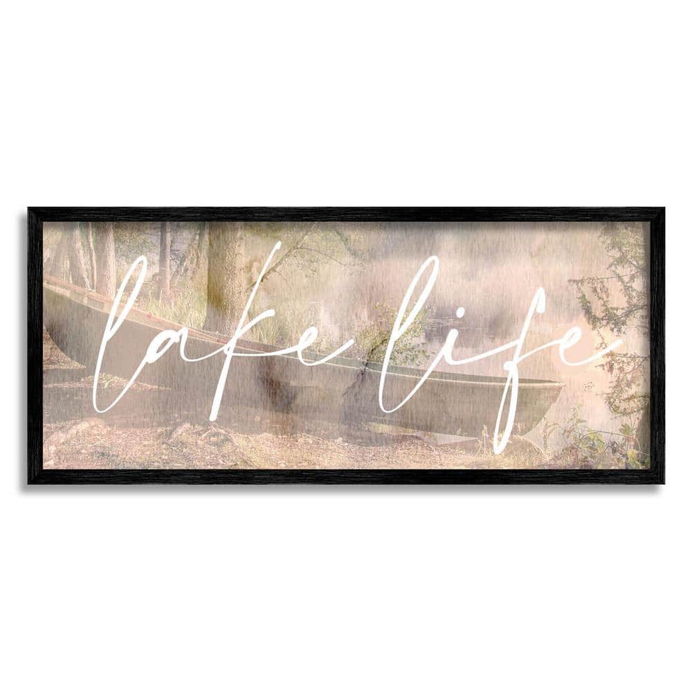 The Stupell Home Decor Collection Lake Life Forest Nature Canoe Design ...