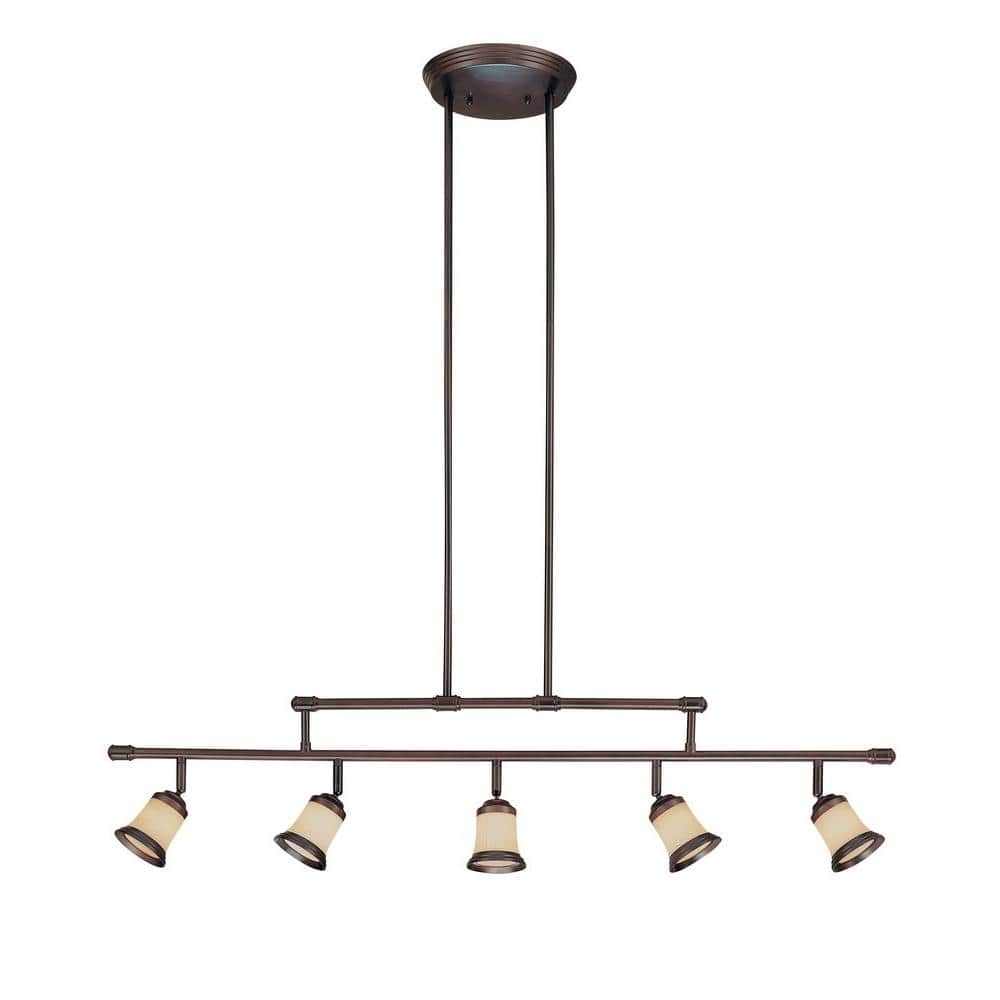 Hampton Bay 5Light Antique Bronze Adjustable Height Track Lighting