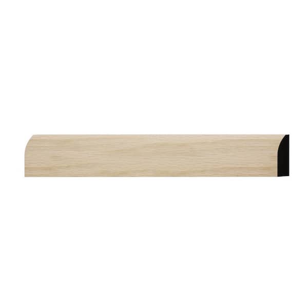 Ekena Millwork WM827 0.38 in. D x 1.25 in. W x 6 in. L Wood (White Oak) Casing Sample