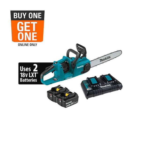 LXT 16 in. 18V X2 (36V) Lithium-Ion Brushless Battery Chain Saw Kit (5.0Ah)
