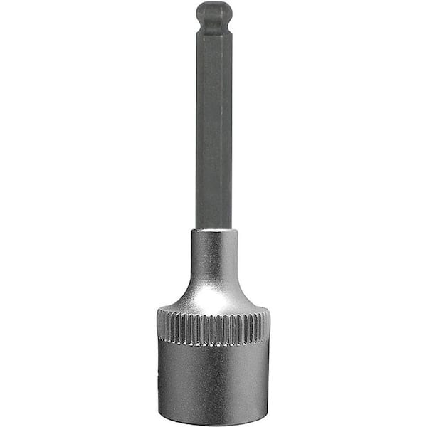 Bondhus 3/4 in. x 6 in. L Ball End Socket Bit and 1/2 in. Drive Socket with ProGuard
