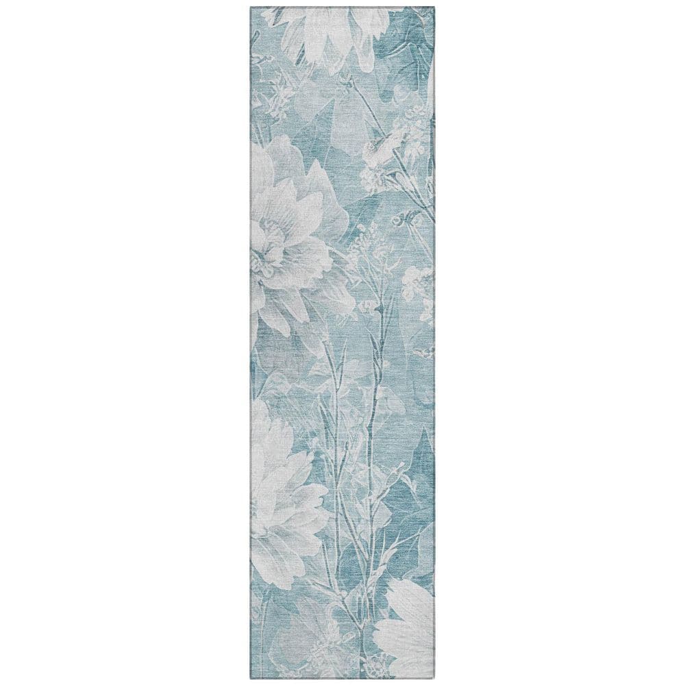 Chantille Machine Washable Indoor/Outdoor Abstract ACN2882 Aqua 2 ft. x 7 ft. Runner Rug price history on PriceWatchPro