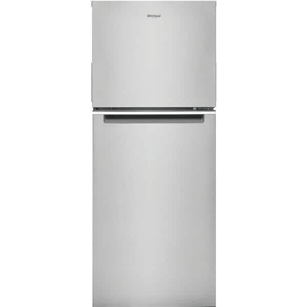 Whirlpool 24 in. 11.6 cu. ft. Top Freezer Refrigerator in Fingerprint Resistant Stainless Finish, Counter Depth