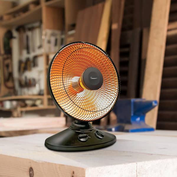 VISIONAIR 18 in. 1000/700-Watt Radiant Dish Heater 1VAHCF18 - The