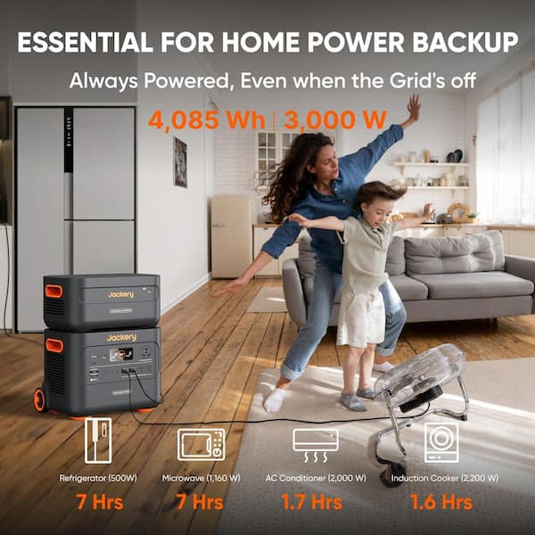 Jackery 3000W Output/6000W Peak Explorer 2000 Plus with Jackery 3000W Output/6000W Peak Explorer 2000 Plus with
