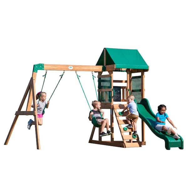 Backyard Discovery Buckley Hill All Cedar Swing Playset 2001046com