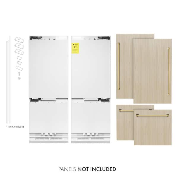 ZLINE Kitchen and Bath Autograph Edition 60 in. 4-Door Panel Ready