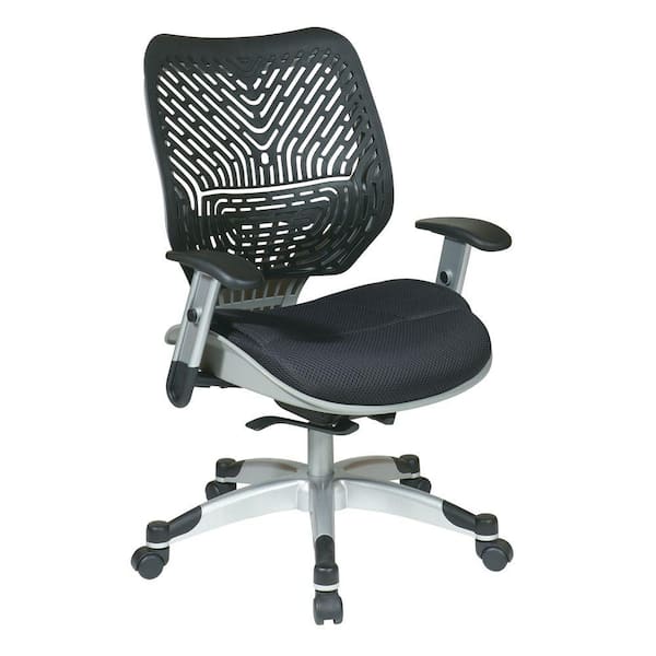 Office Star Products Revv Black and Grey SpaceFlex Self Adjusting Manager Office Chair