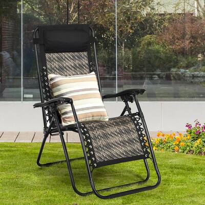 Folding Wicker Patio Furniture Outdoors The Home Depot