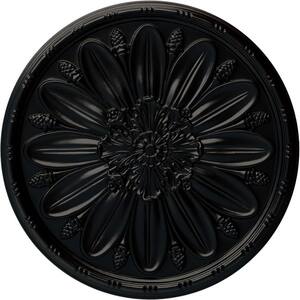 29-7/8'' x 1-3/8'' Fairfax Urethane Ceiling, Hand-Painted Jet Black