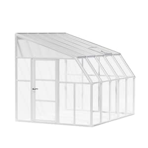 Sun Room 8 ft. x 10 ft. White/Clear Patio Enclosure and Solarium