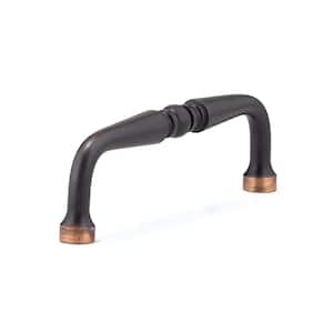 Laval Collection 3-1/2 in. (89 mm) Center-to-Center Brushed Oil-Rubbed Bronze Traditional Drawer Pull