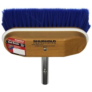 8 in. Window and Hull Brush with Extra Soft Blue Nylon Bristles