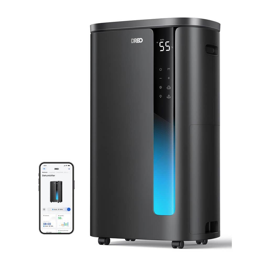 73 pt. 2000 Sq. Ft. Smart 3 Fan Speed Dehumidifier 42db, with Timer, ENERGY STAR, Continuous Drain in Black price history on PriceWatchPro