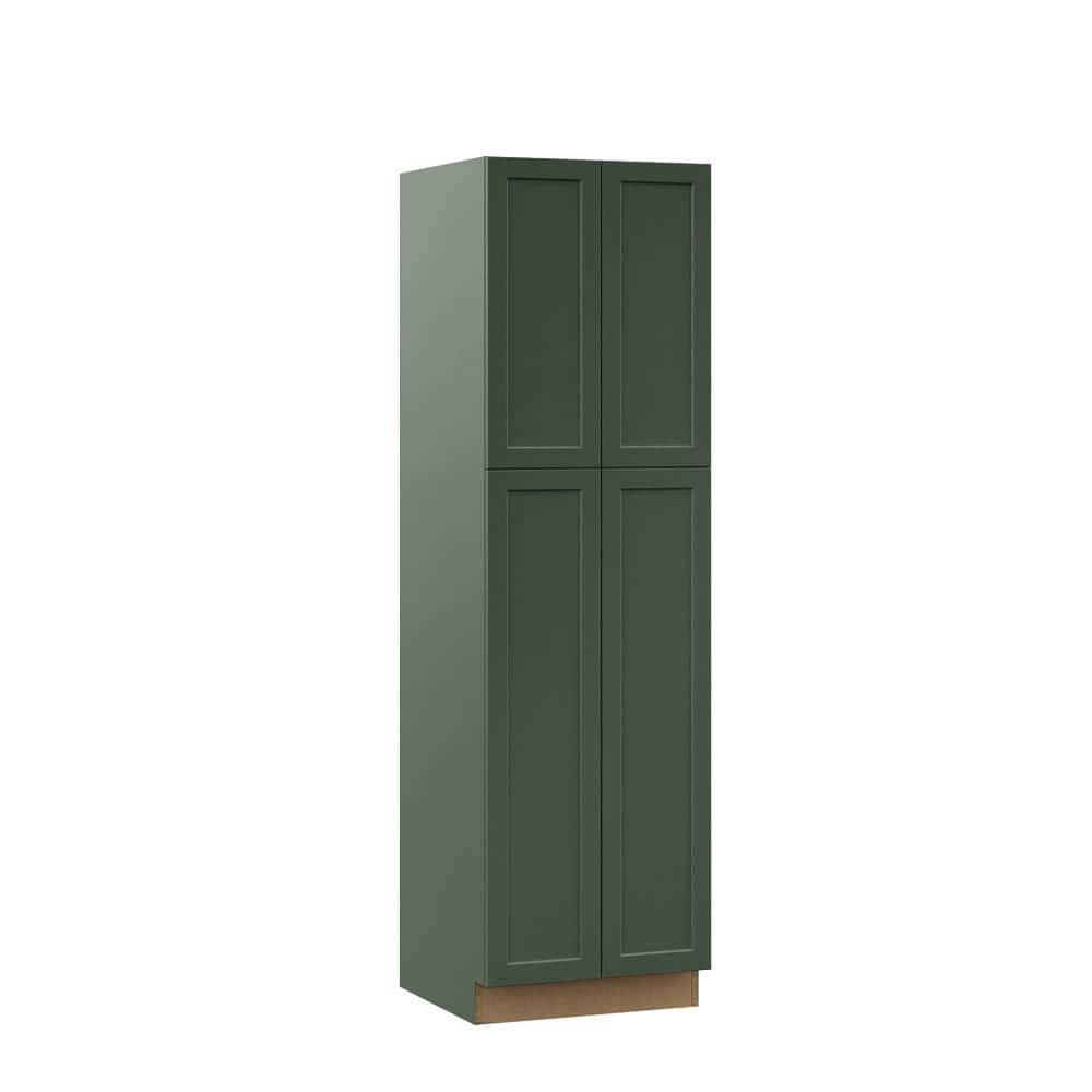 Designer Series Melvern 24 in. W x 24 in. D x 84 in. H Assembled Shaker Tall Pantry Kitchen Cabinet in Forest price history on PriceWatchPro